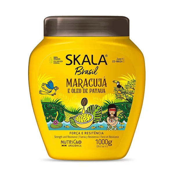 SKALA Brasil Maracuja e Oleo de Pataua Hair Treatment Conditioning Cream, 1000g