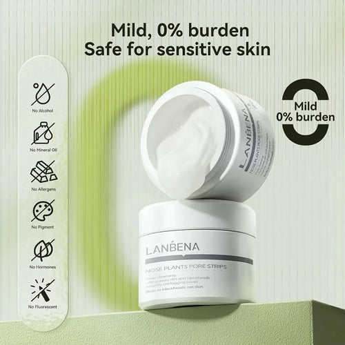 LANBENA Blackhead Remover Mask Nose strips Charcoal Mask Peel off Mask Facial Pore Cleanser Purifying Face Mask 1.06 Ounce