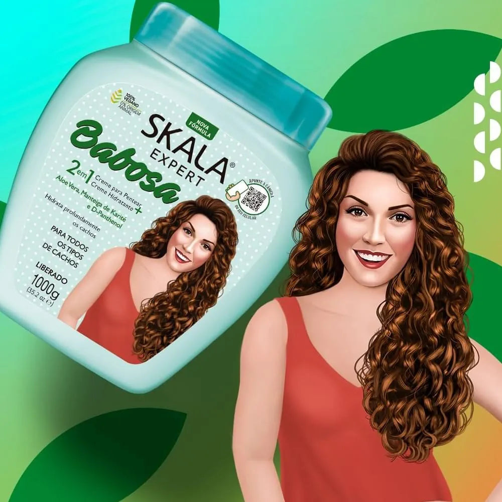 SKALA Expert Babosa 2 in 1 - Aloe Vera, Shea Butter Hair Treatment Cream 1000g